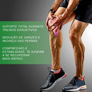 Joelheira de Compressão Ortopédica Meia Térmica Alivio da Dor Absorve Suor Estimula Circulação Fitness Ciclismo Crossfit