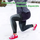 Joelheira de Compressão Ortopédica Meia Térmica Alivio da Dor Absorve Suor Estimula Circulação Fitness Ciclismo Crossfit