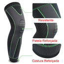 Joelheira de Compressão Ortopédica Meia Térmica Alivio da Dor Absorve Suor Estimula Circulação Fitness Ciclismo Crossfit