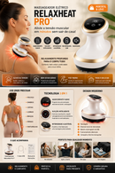 Massageador Elétrico RelaxHeat Pro™ – Aquecimento, Sucção e Relaxamento Muscular