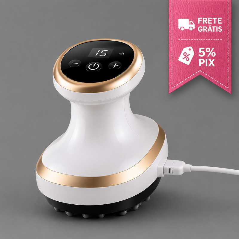 Massageador Elétrico RelaxHeat Pro™ – Aquecimento, Sucção e Relaxamento Muscular