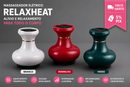Massageador Elétrico RelaxHeat Pro™ – Aquecimento, Sucção e Relaxamento Muscular