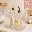 Organizador Acrílico Diamond 2 Andares | Elegância e Organização para sua Bancada