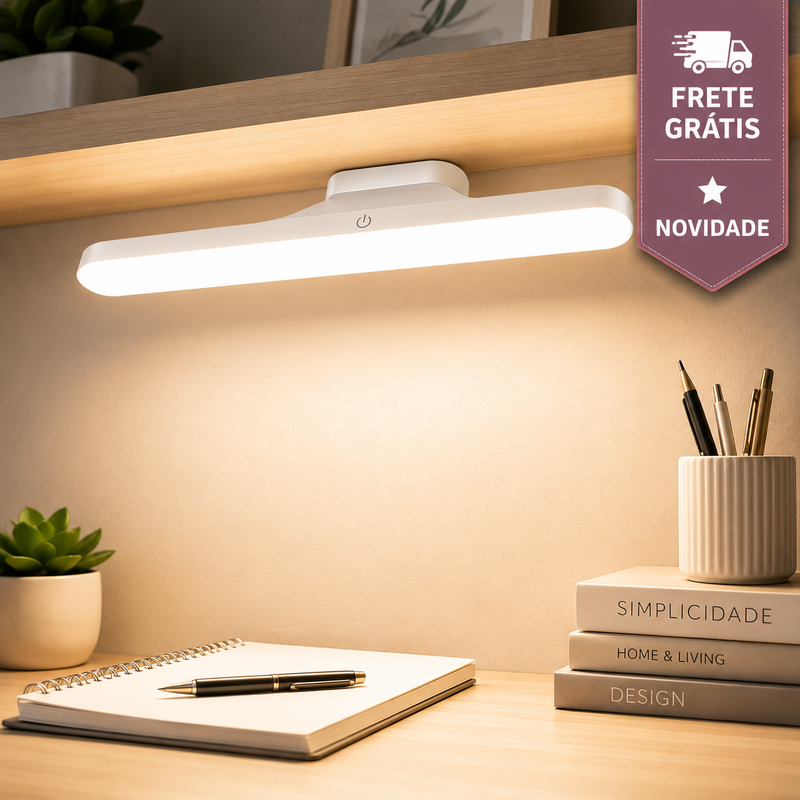 💡 Luminária LED Magnética Recarregável USB
