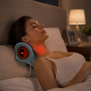 Massageador Cervical com Tração Inteligente e Compressa Térmica | Alívio e Relaxamento para Pescoço