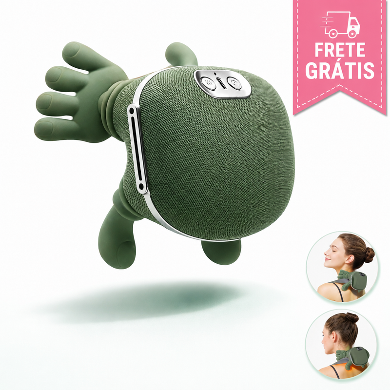 Massageador Elétrico 4D para Ombros e Pescoço com Aquecimento