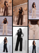 Calça Pantalona Canelada Feminina – Elegância e Conforto para Todos os Momentos