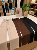 Calça Pantalona Canelada Feminina – Elegância e Conforto para Todos os Momentos