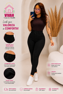 Calça Skinny Cintura Alta com Cinto | Elegância e Conforto