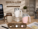 Misture Café, Whey e Chocolate em Segundos — Sem Colher e Sem Sujeira