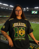 Camiseta Brasil 10 – Lenda das Copas - Unissex, Adulto e Infantil 🇧🇷⚽