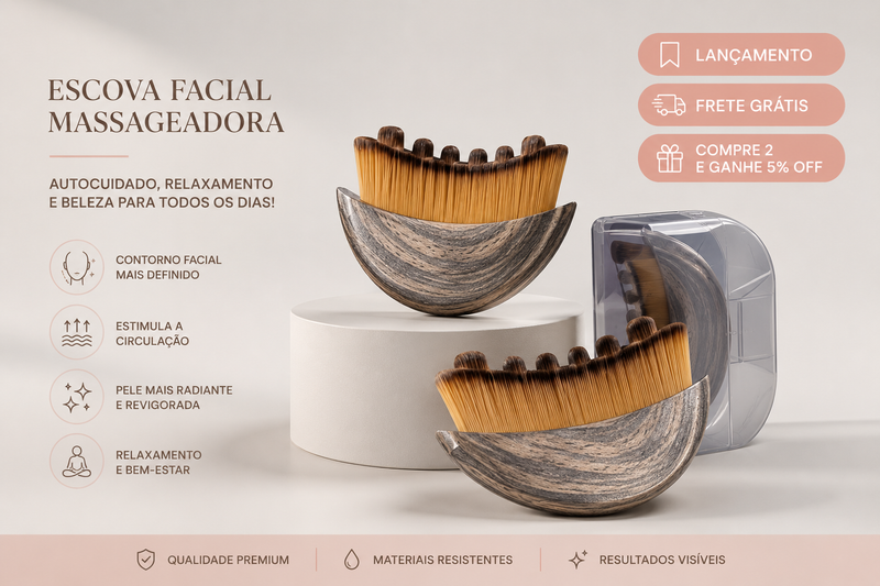 ✨ Escova Facial Massageadora Lift Beauty™