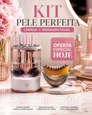 💖 KIT PELE PERFEITA Limpeza Profunda + Drenagem Facial em Casa