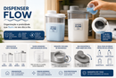 Dispenser Flow 1,5L e 2,3L – Organização Inteligente para Lavanderia