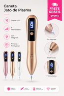 ✨ Caneta Jato de Plasma 9 Intensidades Bivolt