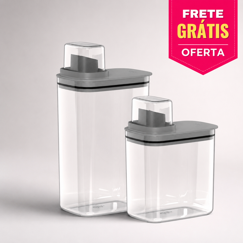 Dispenser Flow 1,5L e 2,3L – Organização Inteligente para Lavanderia