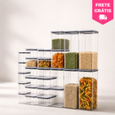 ✨ POTES HERMÉTICOS ORGANIZADORES PREMIUM - Kit 25 potes