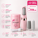 Kit Lixa Elétrica para Pés + Creme Dermopés 230g Remove Calos e Hidrata Profundamente