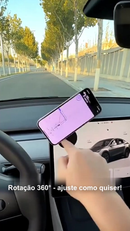 Suporte Para Telefone celular Magnético De Sucção Para Carro Dobrável Multifuncional Móvel Ventosa a Vácuo