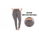 Calça Skinny Com Cinto Malha Crepe Cintura Alta do P ao G3