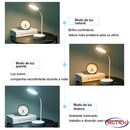Luminária Abajur de Mesa LED Luz Recarregável Touch Haste Flexível Lâmpada De Estudo Sem Fio BigTech