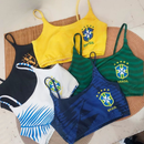 Cropped Top Feminino Personalizado Copa 2026 ESTHER BRAZIL