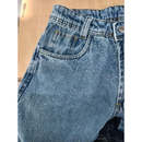 Conjunto Jeans De Calça e Cropped Tomara Que Caia Com Brilho Moda Gringa