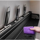 Prateleira de Parede para Cozinha Porta Tempero Condimentos Guarda Napo Armazenamento Temperos Inox.