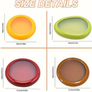 4Pcs Caixa de Silicone Armazenamento Frutas/Legumes: Reutilizável, Mantém Cebola/Abacate Frescos