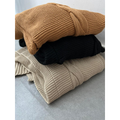 CARDIGAM Feminino de Tricô Manga Longa Trança Sobretudo Inverno Tecido Grosso Casaco Longo Max Kimo