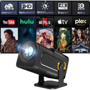 Projetor HY320 4K WiFi 6 Android 11 🎬 Full HD 1080p Portátil 150” Bluetooth Cinema em Casa
