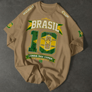 Camiseta Adulto e Infantil Brasil 10 – Lenda das Copas Comemorativa Vai Brasil