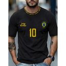 Camisa T-Shirt Masculina Camiseta Street Wear Conforto Brasil 10 Manfinity