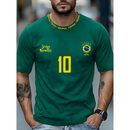 Camisa T-Shirt Masculina Camiseta Street Wear Conforto Brasil 10 Manfinity