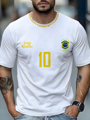 Camisa T-Shirt Masculina Camiseta Street Wear Conforto Brasil 10 Manfinity