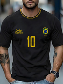 Camisa T-Shirt Masculina Camiseta Street Wear Conforto Brasil 10 Manfinity