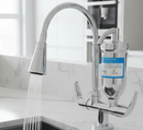 Torneira Filtro Cozinha Inox Cromado purificador Vela Carvão Ativado bancada bica Flexivel 2 jatos