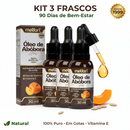 Kit 3x Óleo De Semente De Abóbora Em Gotas 100% Pura 3x30ml
