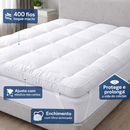 Pillow Top 400 Fios Matelado – Solteiro, Casal, Queen e King | Toque Macio com Elástico