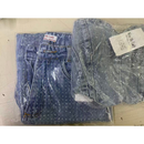 Conjunto Jeans Feminino Wide Leg com Strass – Top Tomara que Caia + Calça Cintura Alta