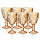 Kit 6 Taças de Vidro 330ml 🍷 Elegantes e Modernas ✨ Perfeitas para Vinho, Suco e Mesa Posta