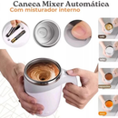 Caneca Térmica Copo Magnética Misturador De Bebidas Mixer Café Shake 380ml Suco Elétrica Recarregável