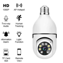 Câmera Segurança Prova D'água Infravermelho Lâmpada Externa 360 Sem Fio Wifi 2.4G G4 Click