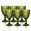 Kit 6 Taças de Vidro 330ml 🍷 Elegantes e Modernas ✨ Perfeitas para Vinho, Suco e Mesa Posta