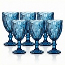 Kit 6 Taças de Vidro 330ml 🍷 Elegantes e Modernas ✨ Perfeitas para Vinho, Suco e Mesa Posta