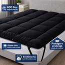 Pillow Top 400 Fios Matelado – Solteiro, Casal, Queen e King | Toque Macio com Elástico