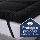 Pillow Top 400 Fios Matelado – Solteiro, Casal, Queen e King | Toque Macio com Elástico