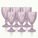 Kit 6 Taças de Vidro 330ml 🍷 Elegantes e Modernas ✨ Perfeitas para Vinho, Suco e Mesa Posta