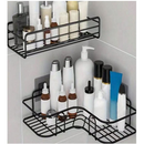 1/2/3/4/5 Suportes Porta Shampoo Organizador De Metal Para Banheiro Cozinha Prateleira Adesivos