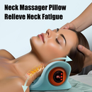Massageador Cervical Elétrico Pescoço Tração Pulso Aquecimento Alívio Da Dor Quiropraxia Cabeça